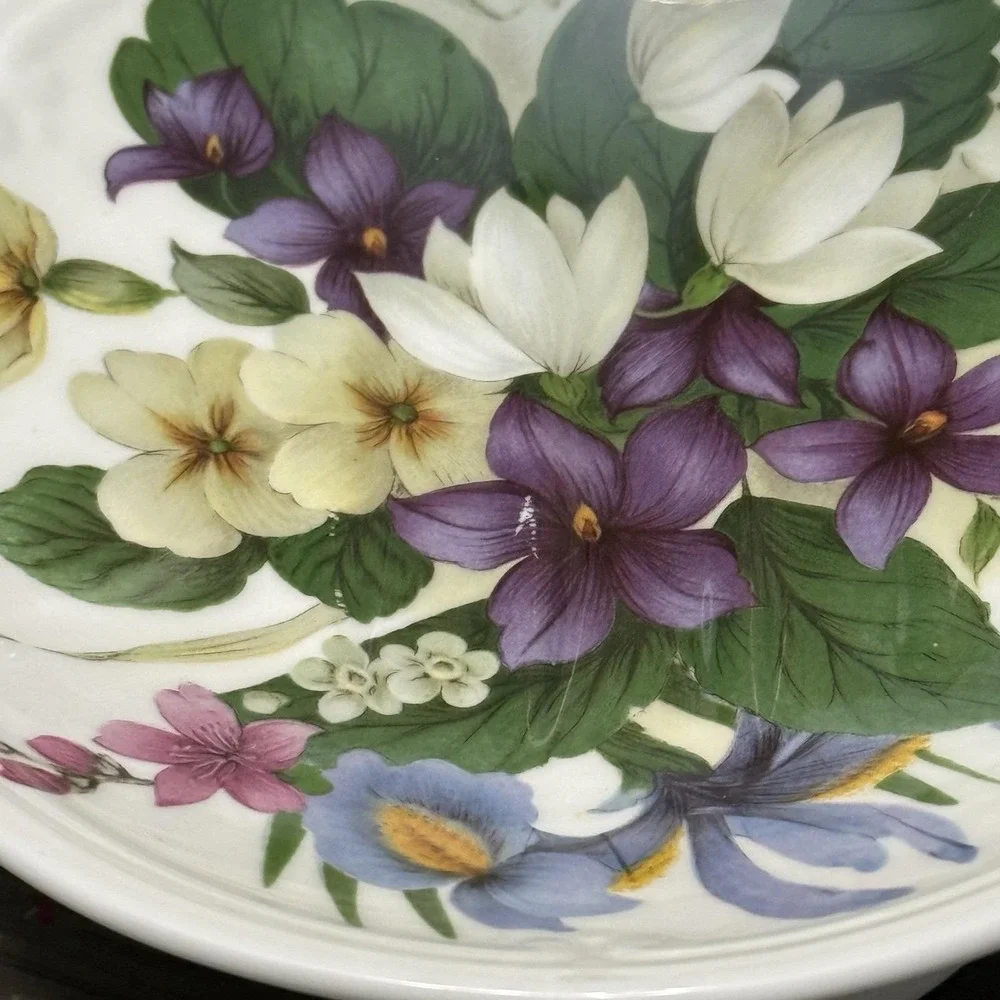 Royal Stafford Floral‎ Bone China Dish Trinket Plate England Victoria's Secret